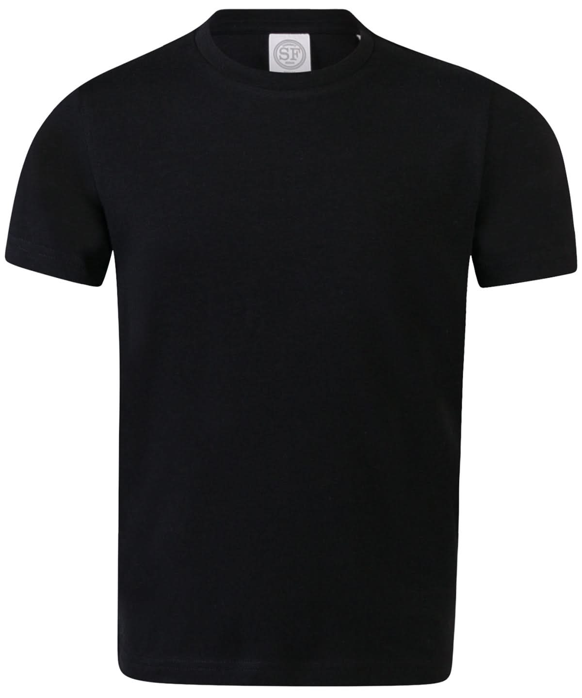 SF Kids feel good stretch T SM121 - Black - Customisable T-Shirts
