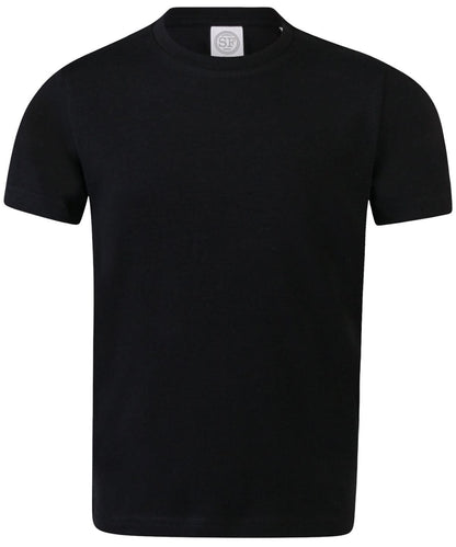 SF Kids feel good stretch T SM121 - Black - Customisable T-Shirts