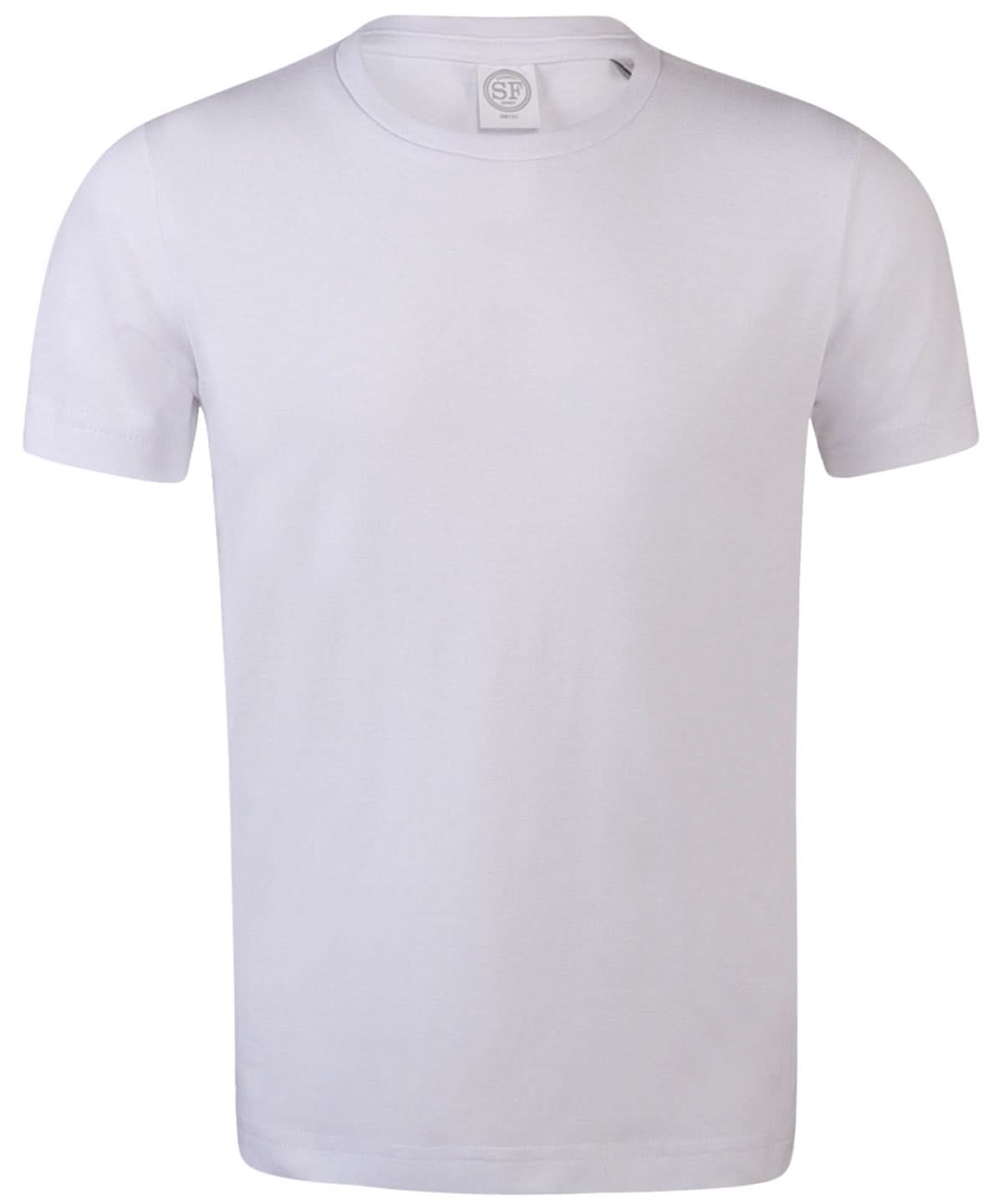 SF Kids feel good stretch T SM121 - White - Customisable T-Shirts