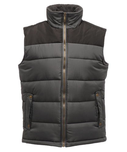 Regatta Professional Altoona insulated bodywarmer SN104 - Seal Grey Black - Customisable Gilets &amp; Body Warmers