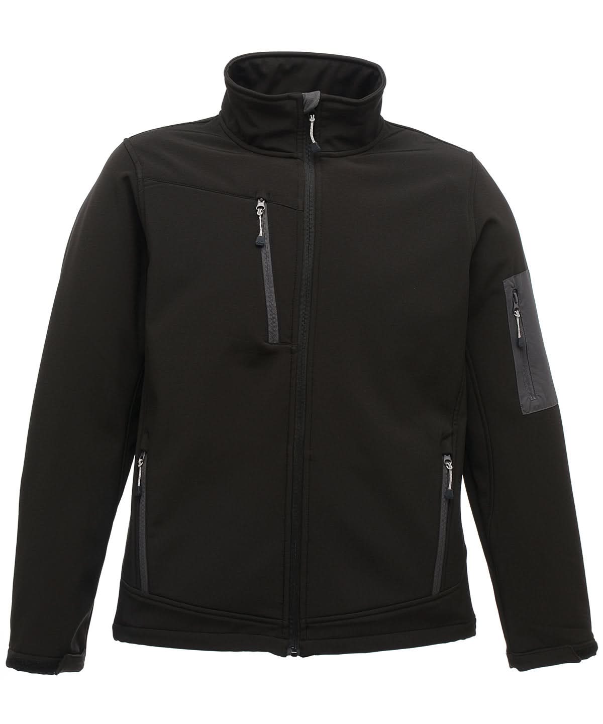 Regatta Professional Arcola 3 layer softshell SN110 - Black Seal Grey - Customisable Softshell Jacket