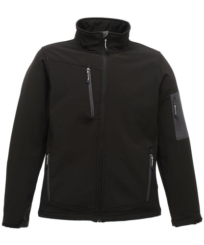 Regatta Professional Arcola 3 layer softshell SN110 - Black Seal Grey - Customisable Softshell Jacket