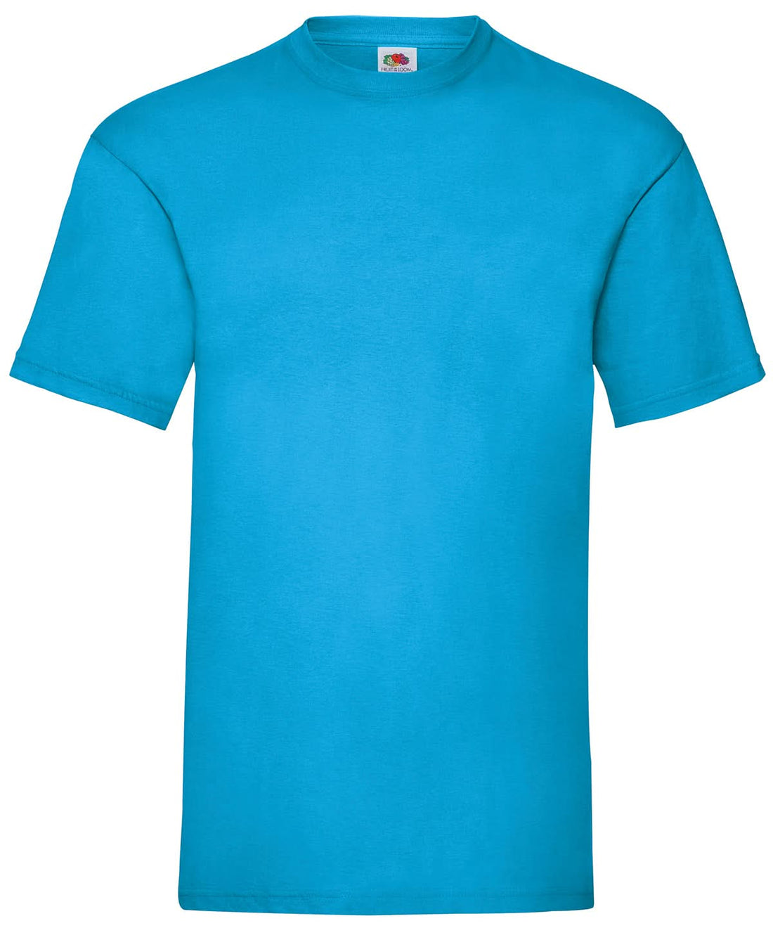 Fruit of the Loom Valueweight T Azure Blue SS030 - Azure Blue - Customisable T-Shirts