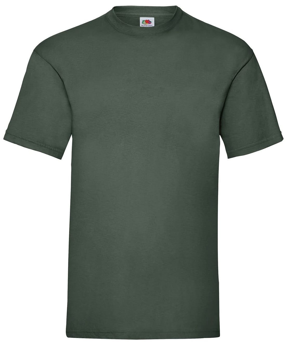 Fruit of the Loom Valueweight T Bottle Green SS030 - Bottle Green - Customisable T-Shirts