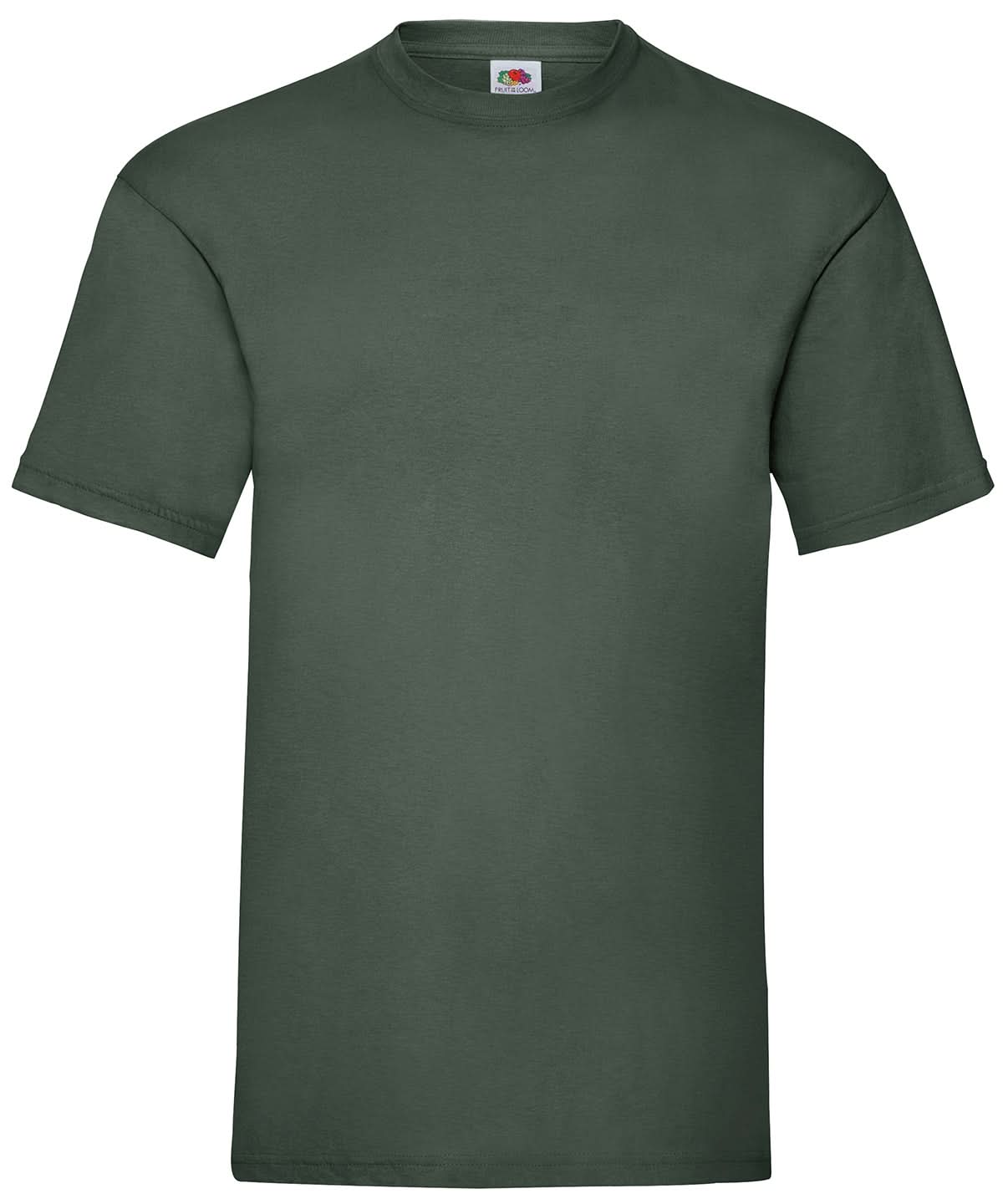 Fruit of the Loom Valueweight T Bottle Green SS030 - Bottle Green - Customisable T-Shirts