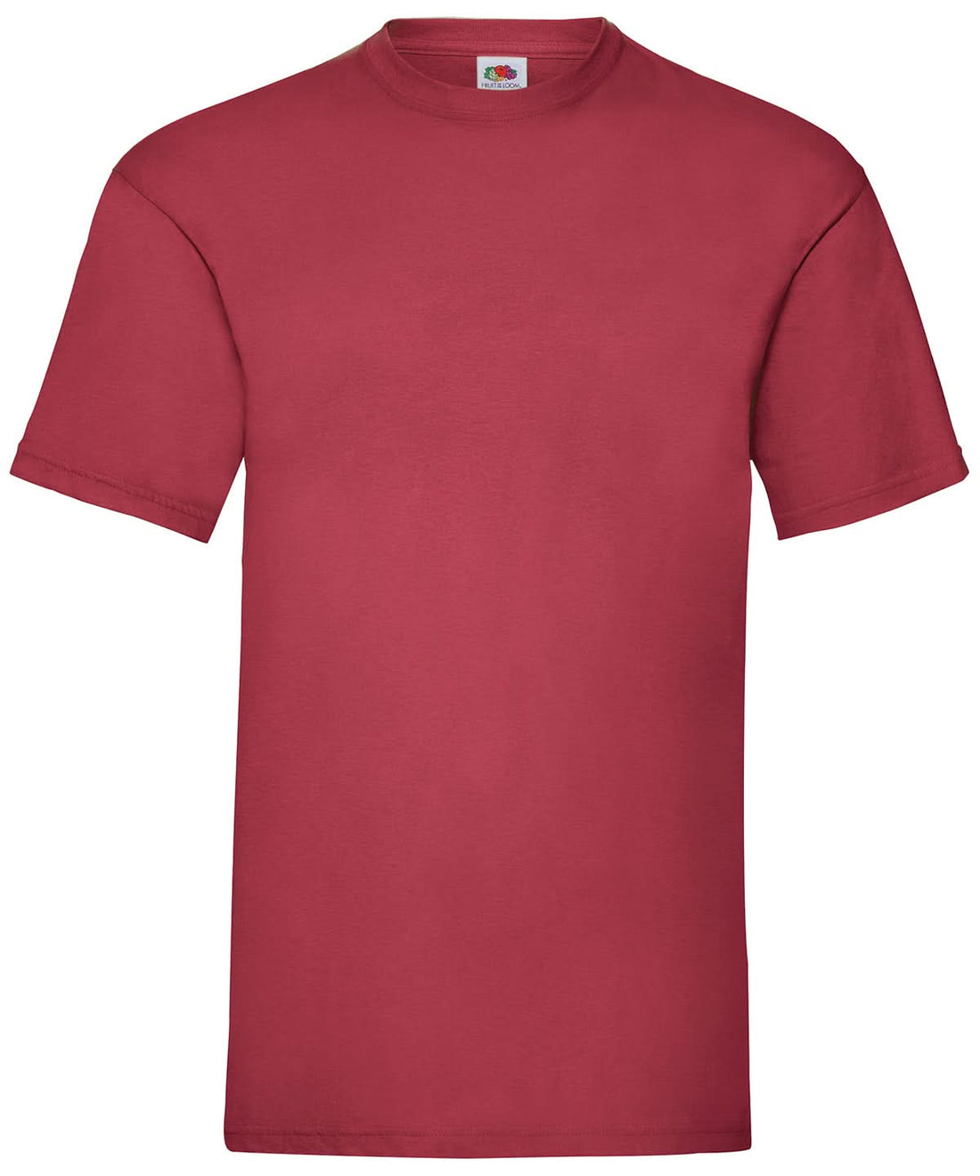Fruit of the Loom Valueweight T Brick Red SS030 - Brick Red - Customisable T-Shirts