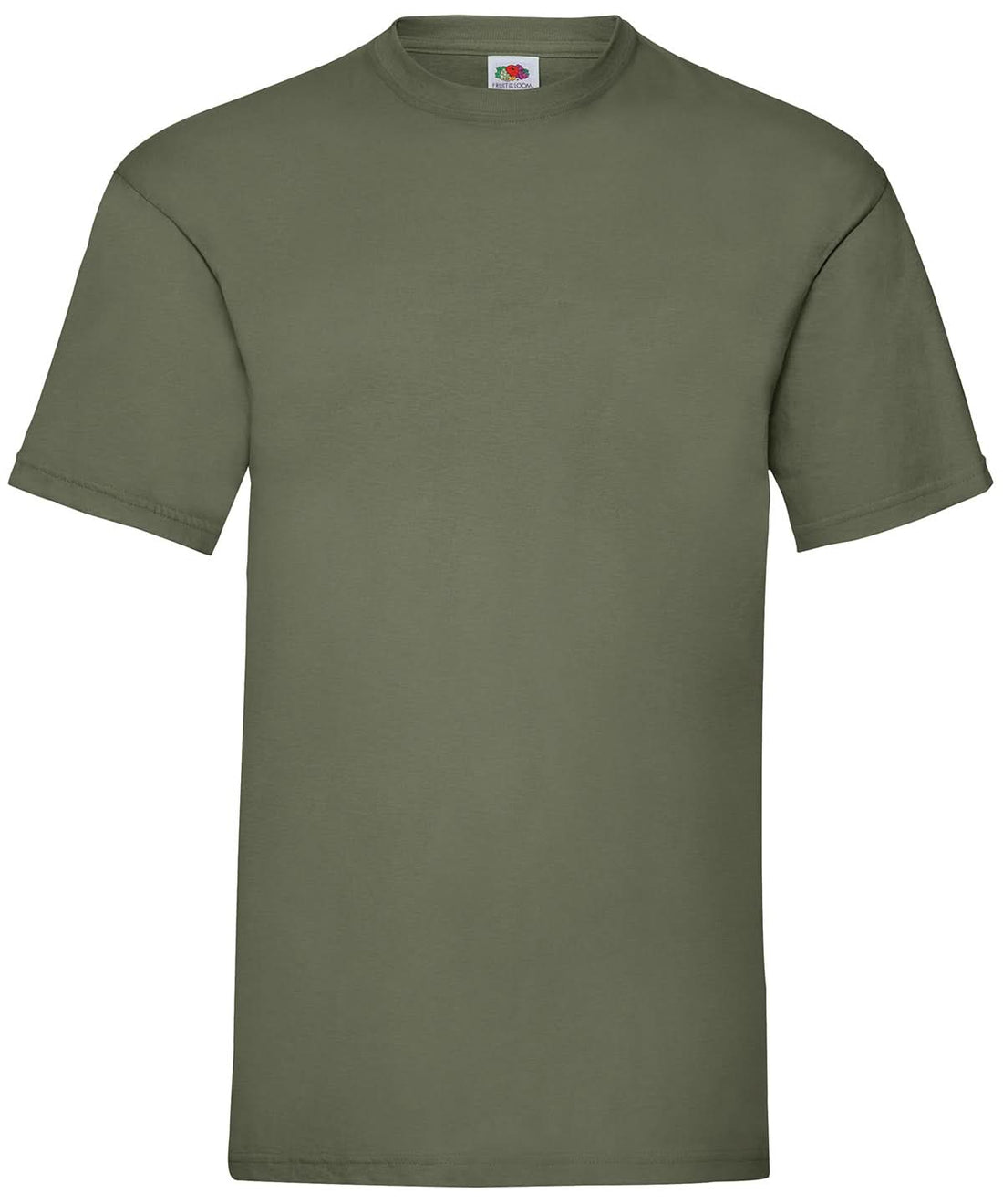 Fruit of the Loom Valueweight T Classic Olive SS030 - Classic Olive - Customisable T-Shirts