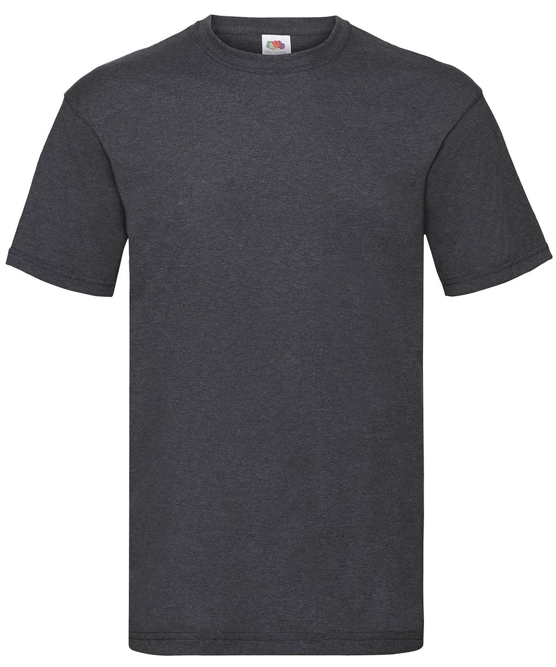 Fruit of the Loom Valueweight T Dark Heather Grey SS030 - Dark Heather Grey - Customisable T-Shirts