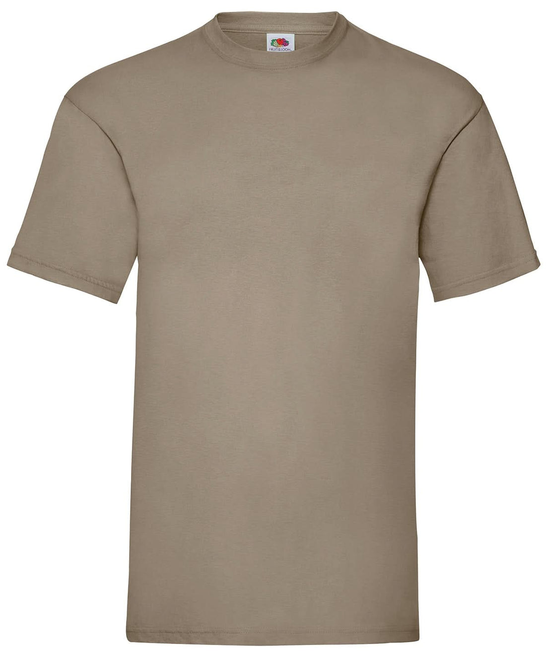 Fruit of the Loom Valueweight T Khaki SS030 - Khaki - Customisable T-Shirts