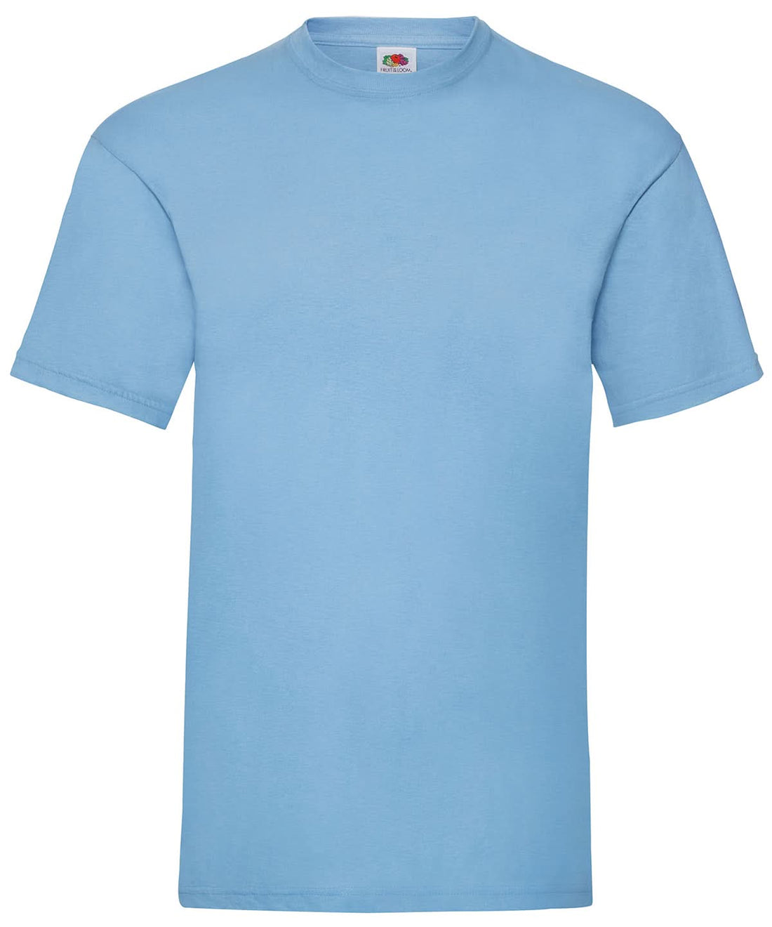 Fruit of the Loom Valueweight T Sky Blue SS030 - Sky Blue - Customisable T-Shirts