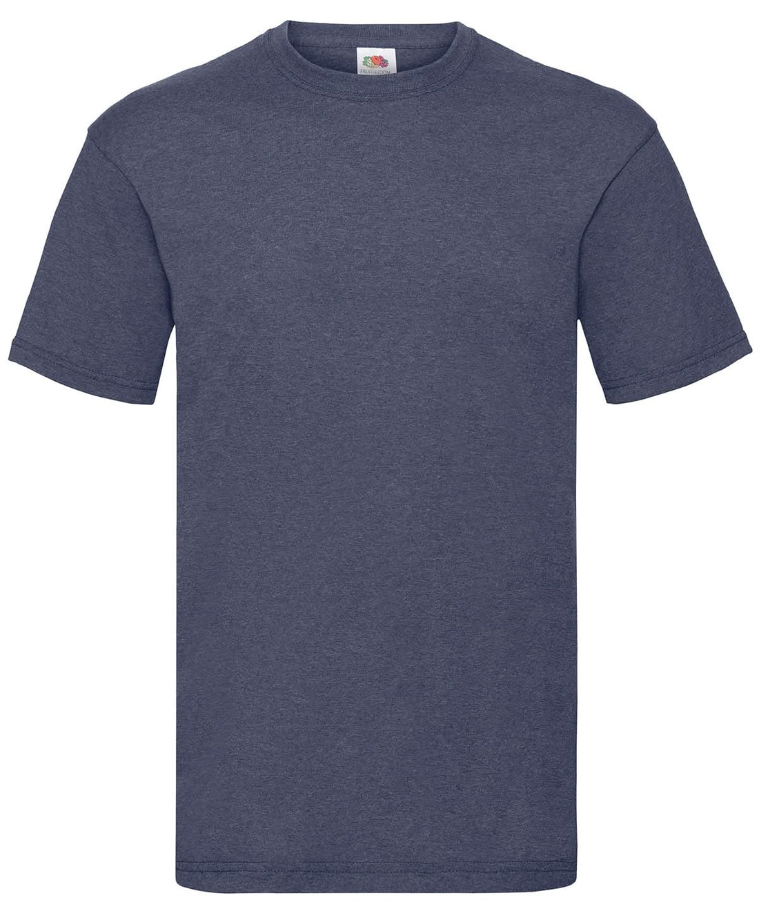 Fruit of the Loom Valueweight T Vintage Heather Navy SS030 - Vintage Heather Navy - Customisable T-Shirts