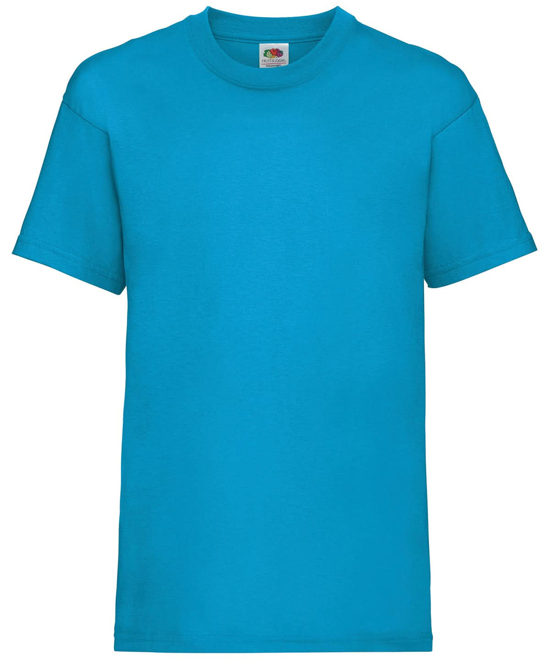Fruit of the Loom Kids valueweight T Azure Blue SS031 - Azure Blue - Customisable T-Shirts