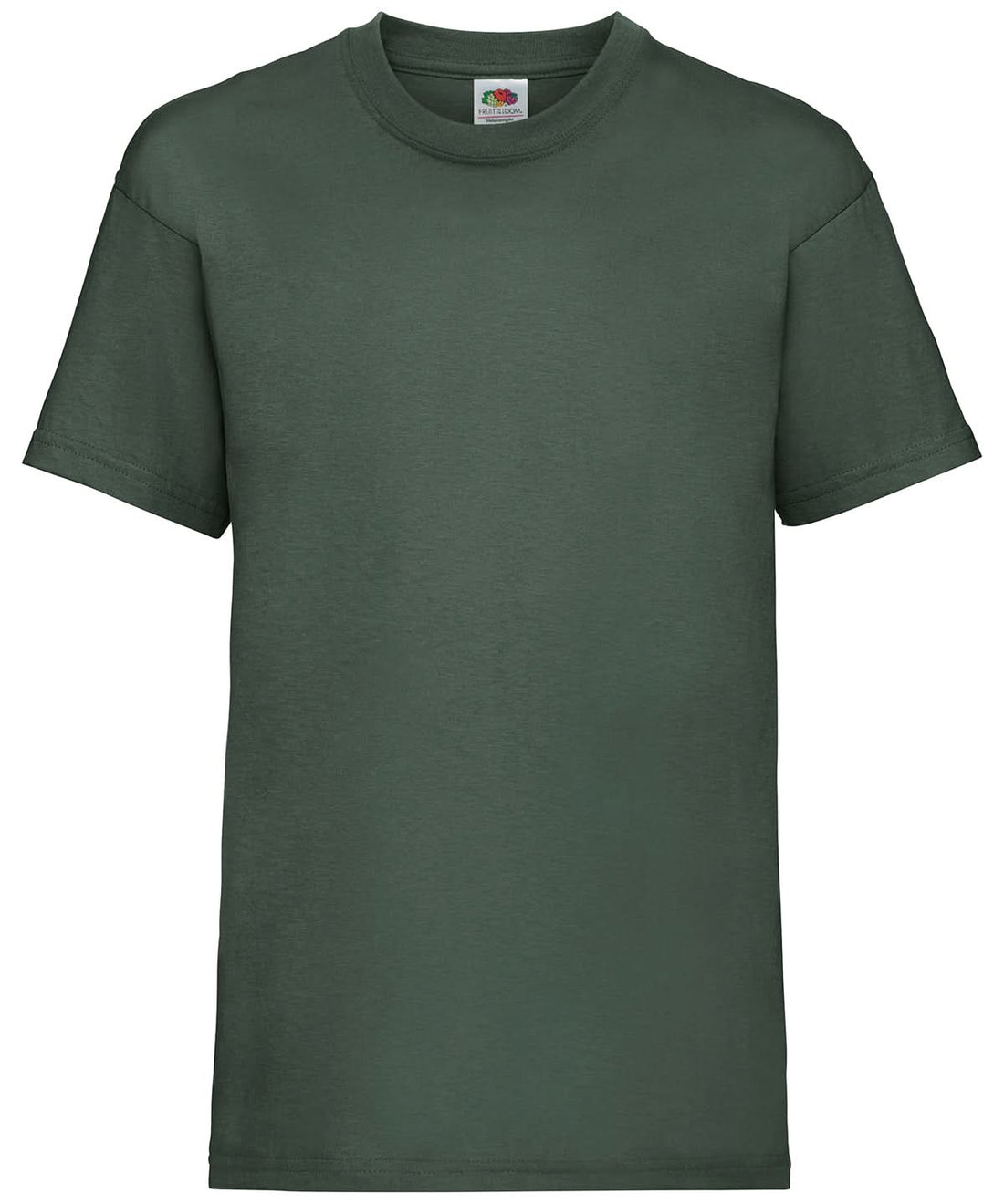 Fruit of the Loom Kids valueweight T Bottle Green SS031 - Bottle Green - Customisable T-Shirts