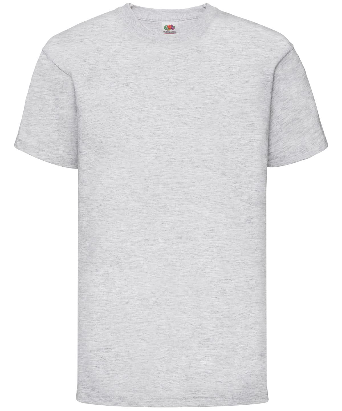Fruit of the Loom Kids valueweight T Heather Grey SS031 - Heather Grey - Customisable T-Shirts