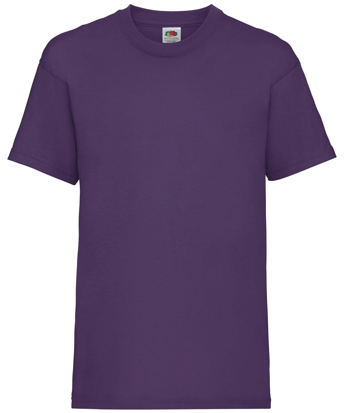 Fruit of the Loom Kids valueweight T Purple SS031 - Purple - Customisable T-Shirts