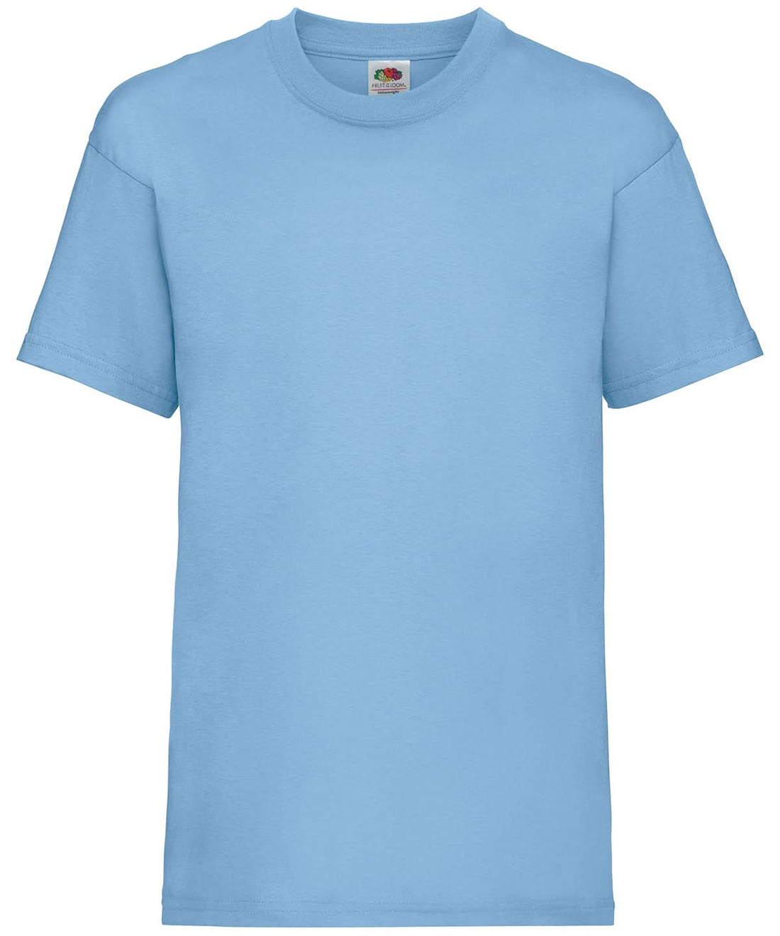 Fruit of the Loom Kids valueweight T Sky Blue SS031 - Sky Blue - Customisable T-Shirts