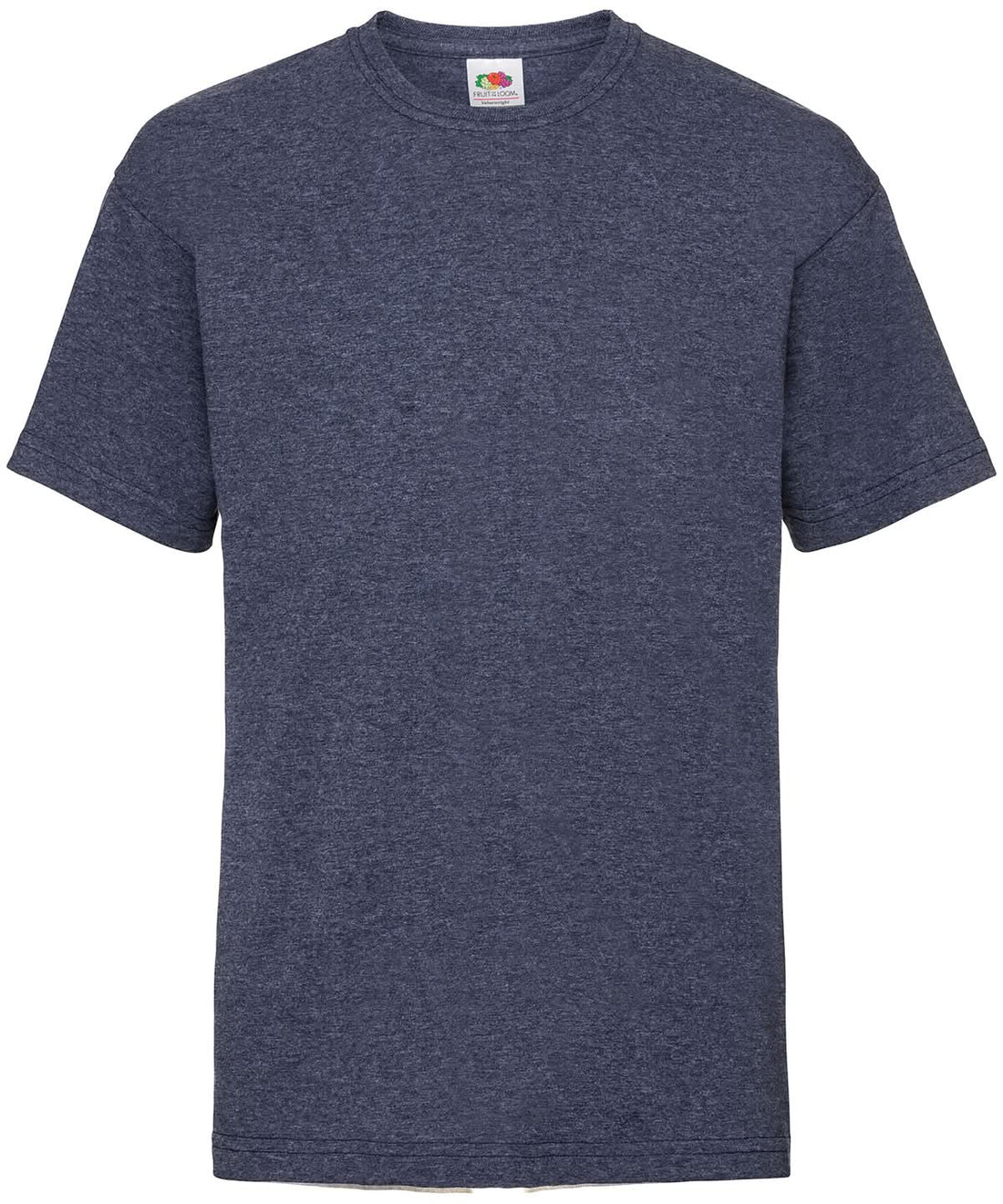 Fruit of the Loom Kids valueweight T Vintage Heather Navy SS031 - Vintage Heather Navy - Customisable T-Shirts