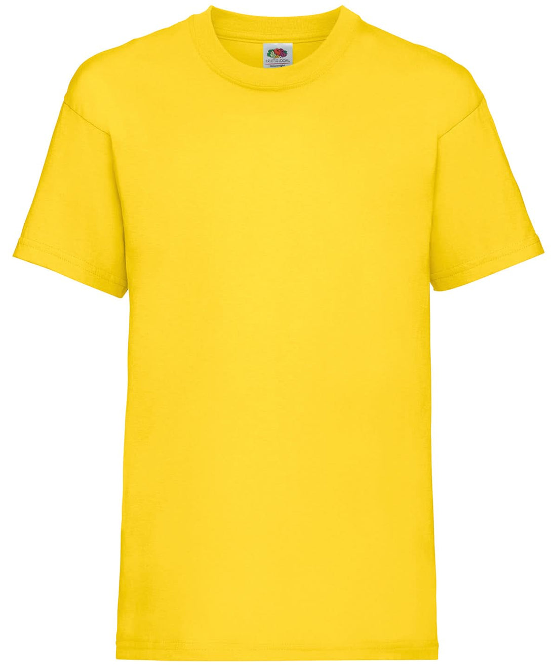 Fruit of the Loom Kids valueweight T Yellow SS031 - Yellow - Customisable T-Shirts