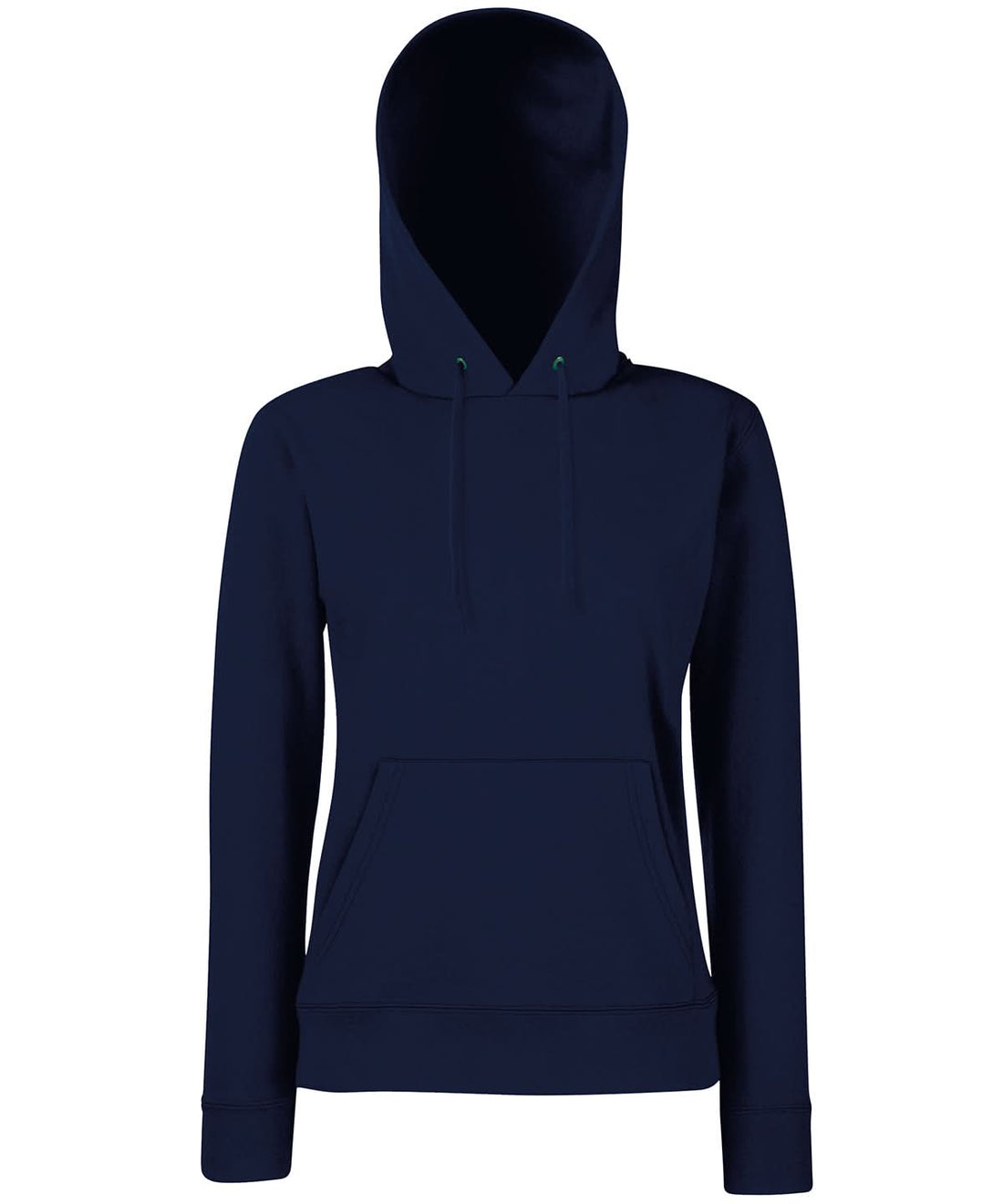 Fruit of the Loom Fruit Of The Loom WomenS Classic 8020 Hooded Sweatshirt SS038 - Deep Navy - Customisable Sweatshirts