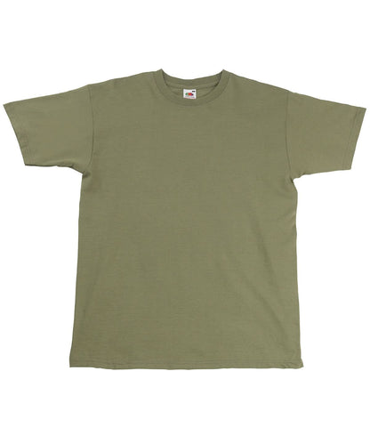 Fruit of the Loom Fruit Of The Loom Super Premium T SS044 - Classic Olive - Customisable T-Shirts