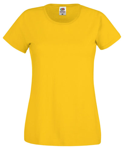 Fruit of the Loom Fruit Of The Loom WomenS Original T SS060 - Sunflower - Customisable T-Shirts