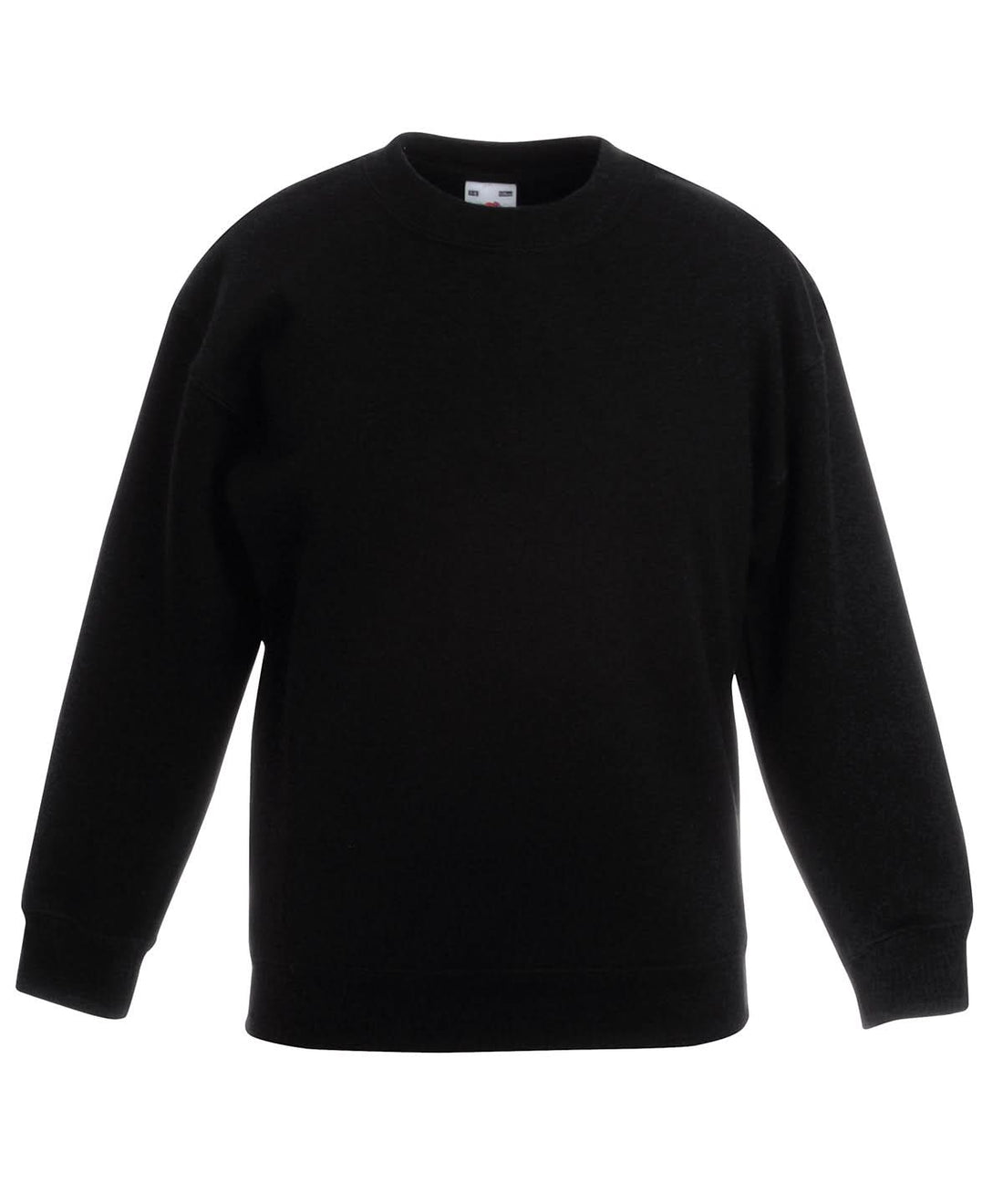 Fruit of the Loom Fruit Of The Loom Kids Classic Set In Sweatshirt SS201 - Black - Customisable Sweatshirts