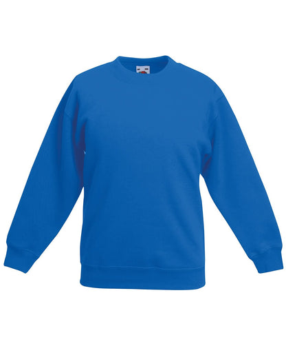 Fruit of the Loom Fruit Of The Loom Kids Classic Set In Sweatshirt SS201 - Royal Blue - Customisable Sweatshirts