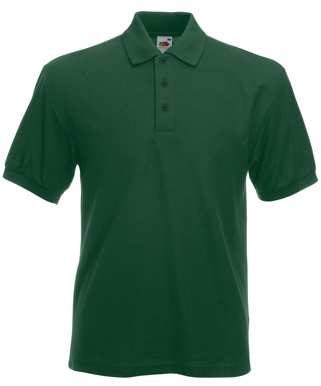 Fruit of the Loom Fruit Of The Loom Heavyweight 6535 Polo SS204 - Bottle Green - Customisable Polos