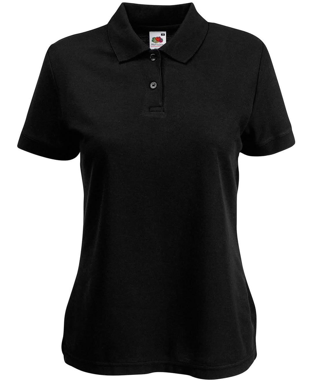 Fruit of the Loom Fruit Of The Loom WomenS 6535 Polo SS212 - Black - Customisable Polos