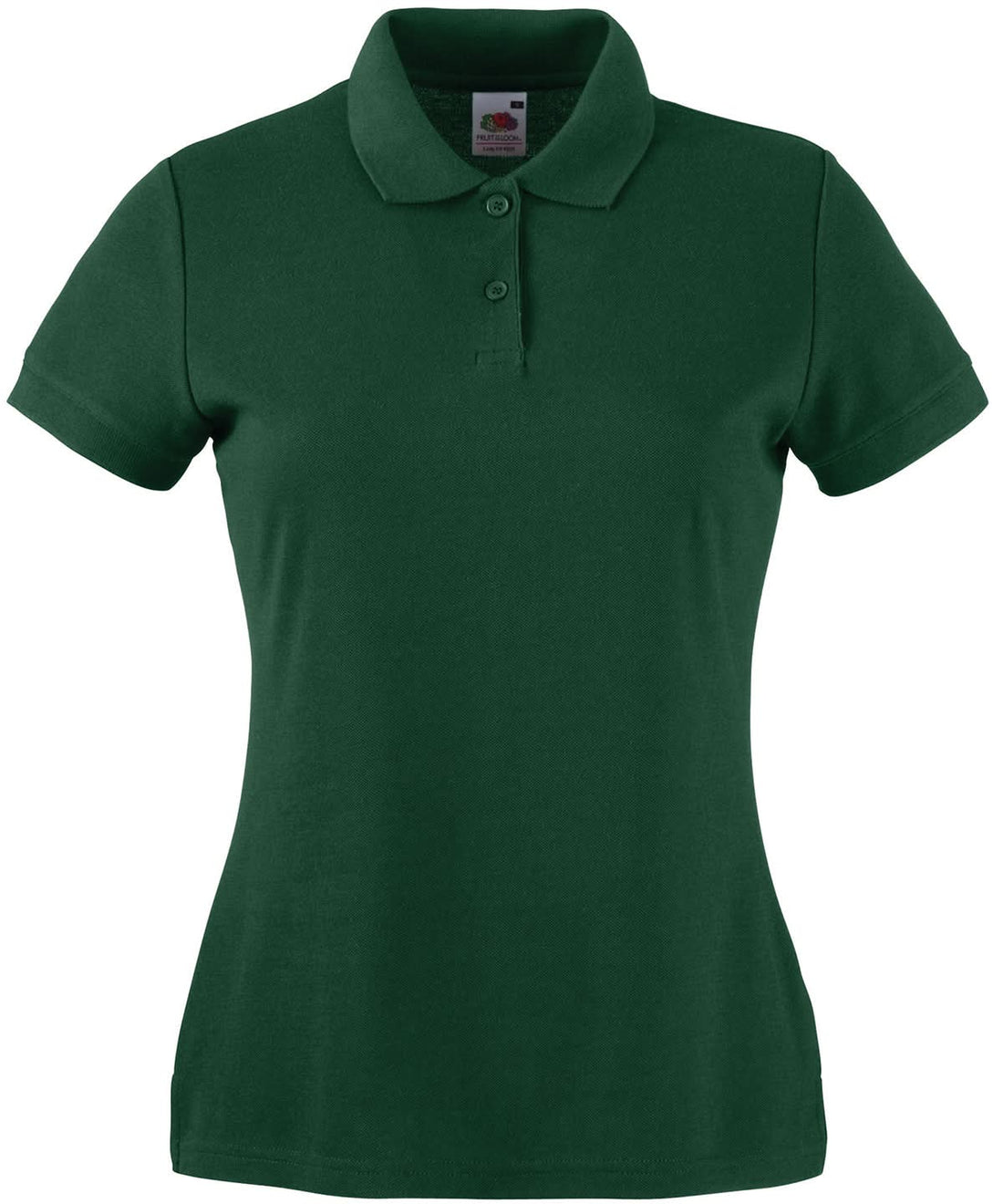 Fruit of the Loom Fruit Of The Loom WomenS 6535 Polo SS212 - Bottle Green - Customisable Polos