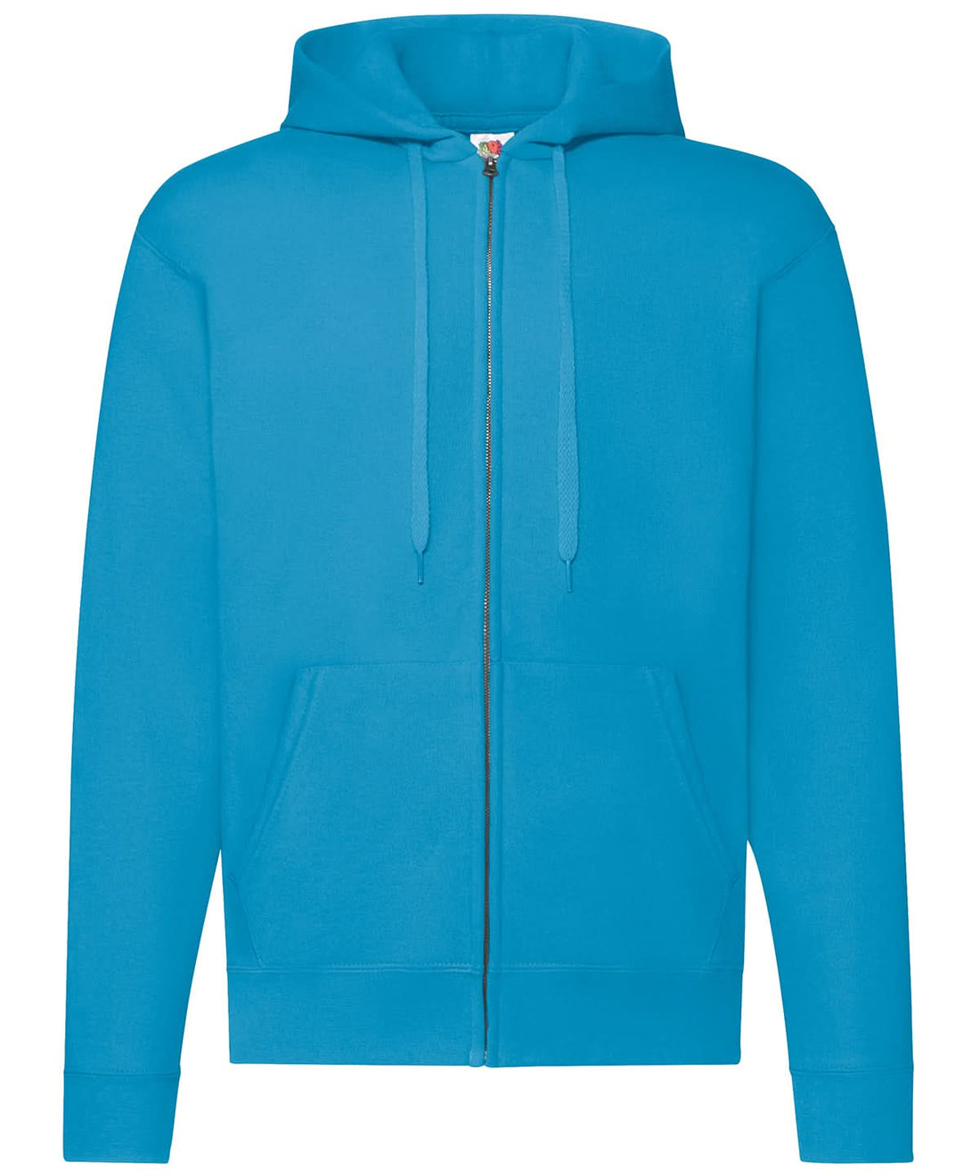 Fruit of the Loom Classic 8020 Hooded Sweatshirt jacket SS222 - Azure Blue - Customisable Jackets