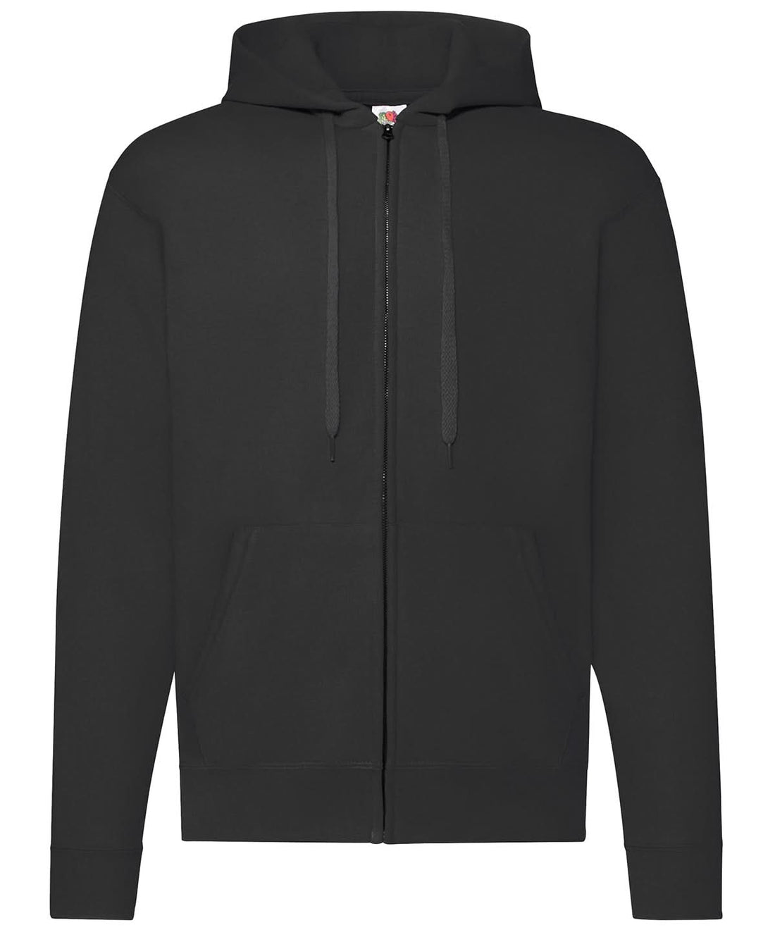 Fruit of the Loom Classic 8020 Hooded Sweatshirt jacket SS222 - Black - Customisable Jackets