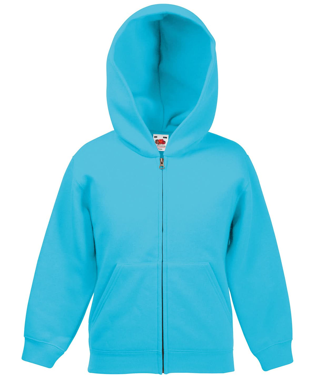 Fruit of the Loom Fruit Of The Loom Kids Classic Hooded Sweatshirt Jacket SS225 - Azure Blue - Customisable Jackets