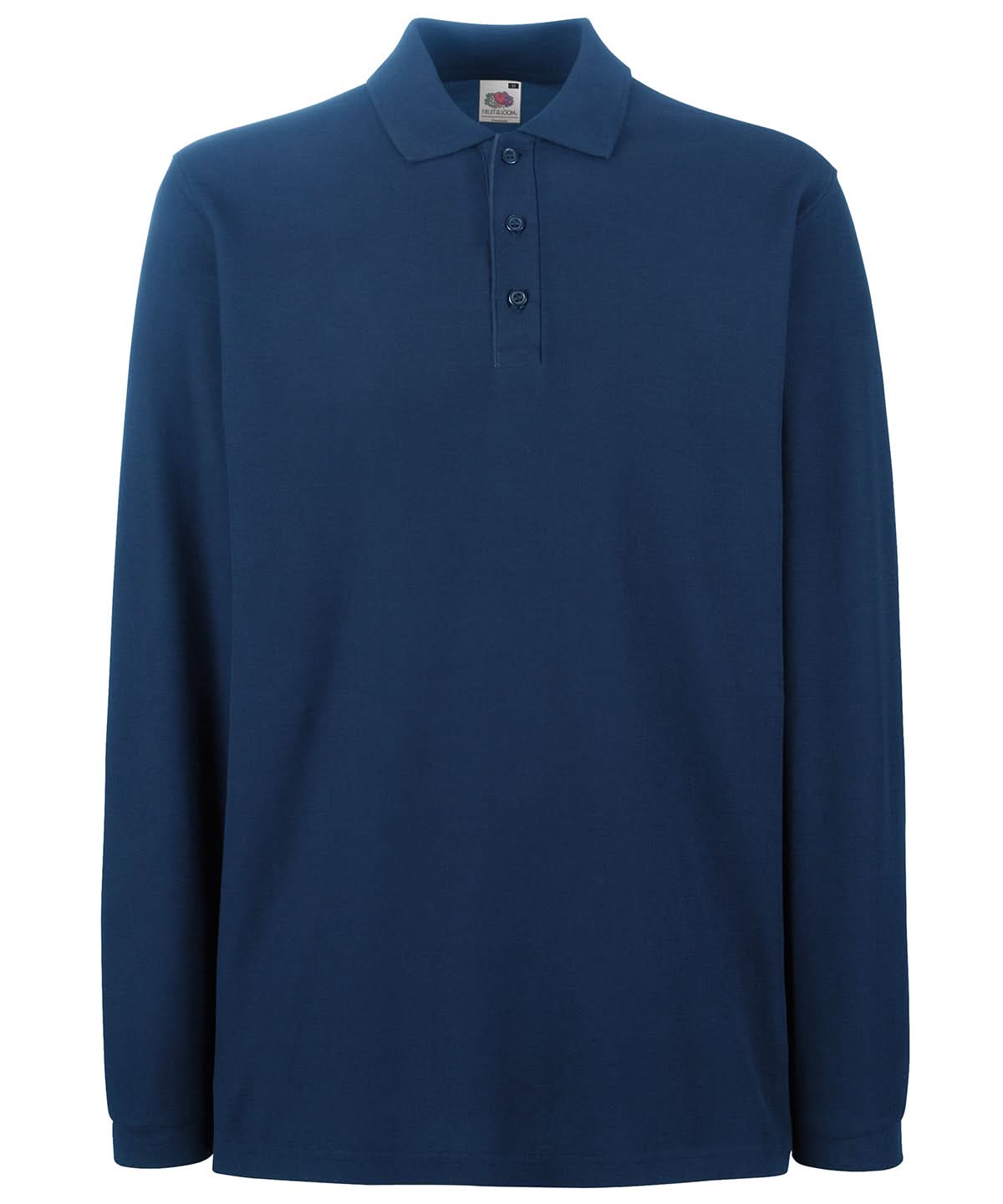Fruit of the Loom Fruit Of The Loom Premium Long Sleeve Polo SS258 - Navy - Customisable Polos