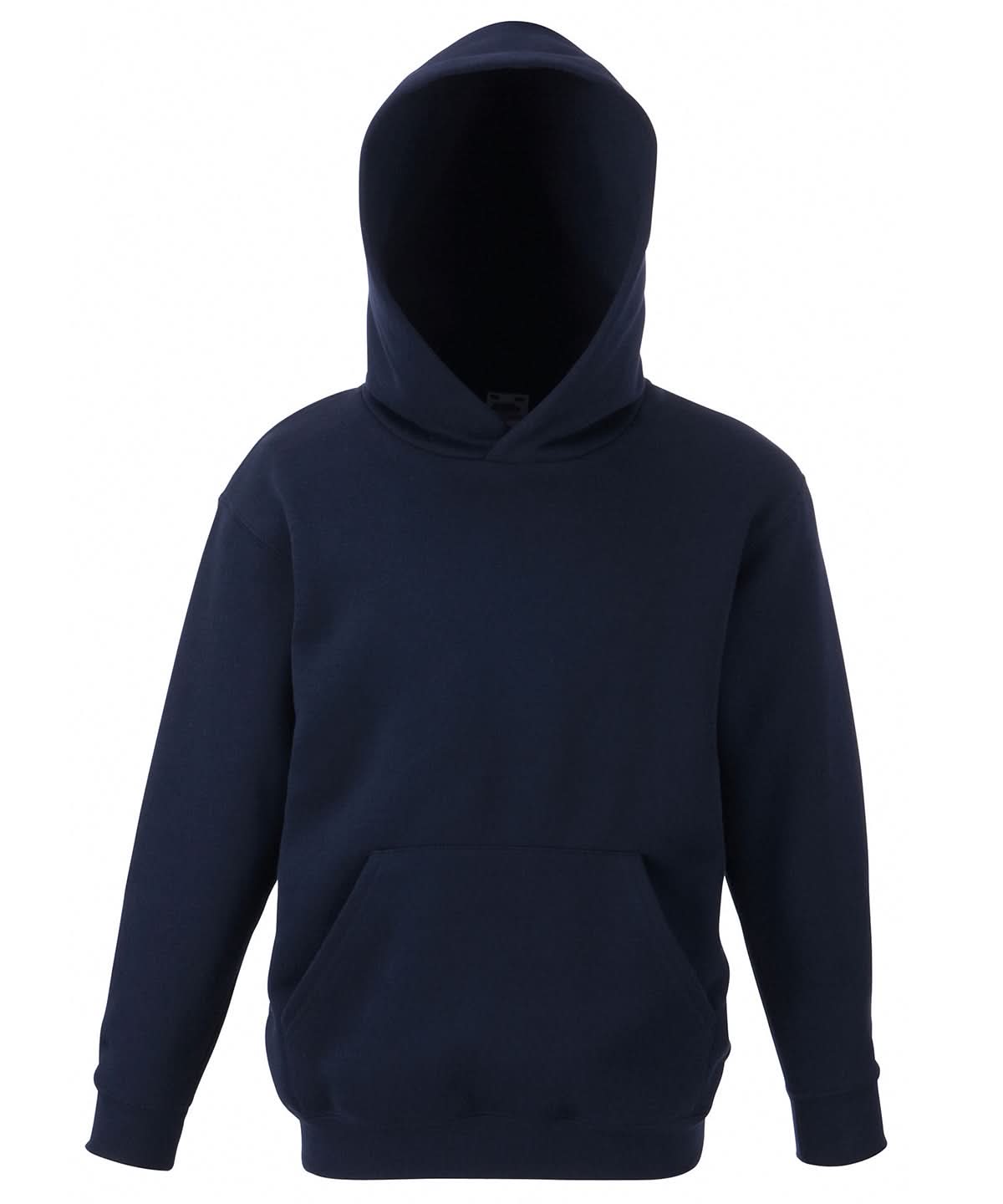 Fruit of the Loom Fruit Of The Loom Kids Classic Hooded Sweatshirt SS273 - Deep Navy - Customisable Sweatshirts