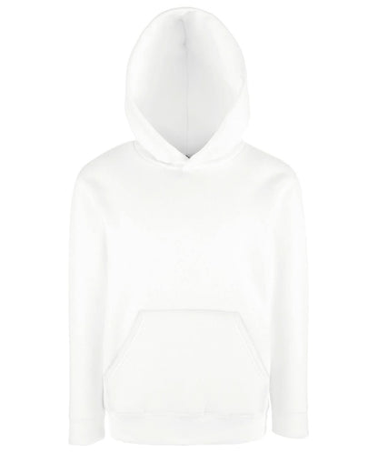 Fruit of the Loom Fruit Of The Loom Kids Classic Hooded Sweatshirt SS273 - White - Customisable Sweatshirts