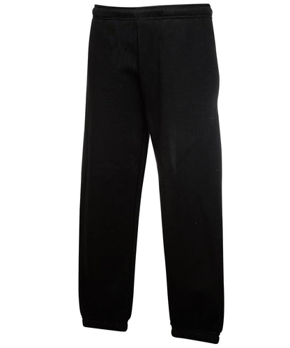 Fruit of the Loom Fruit Of The Loom Kids Classic Elasticated Cuff Jog Pants SS323 - Black - Customisable Shorts