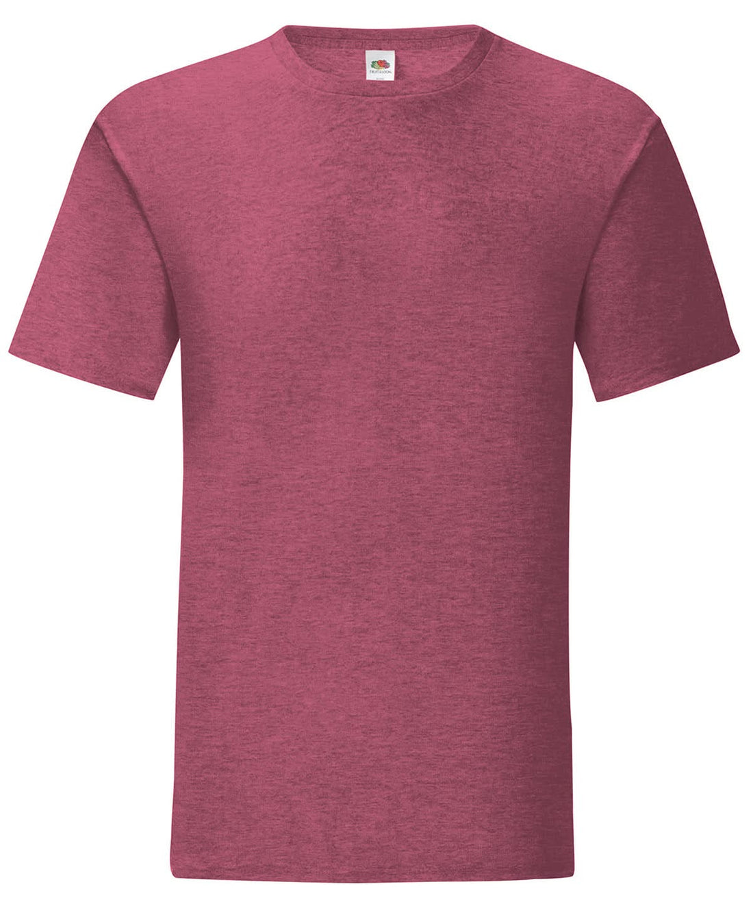 Fruit of the Loom Heather Burgundy Iconic 150 T SS430 - Heather Burgundy - Customisable T-Shirts