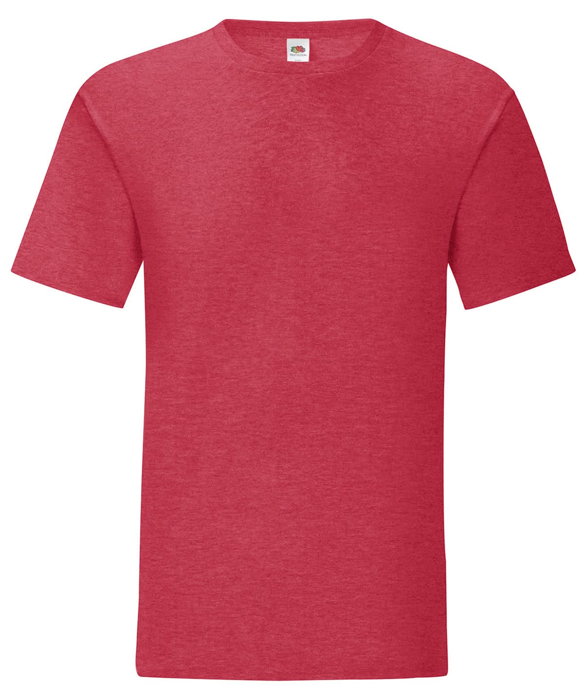 Fruit of the Loom Heather Red Iconic 150 T SS430 - Heather Red - Customisable T-Shirts