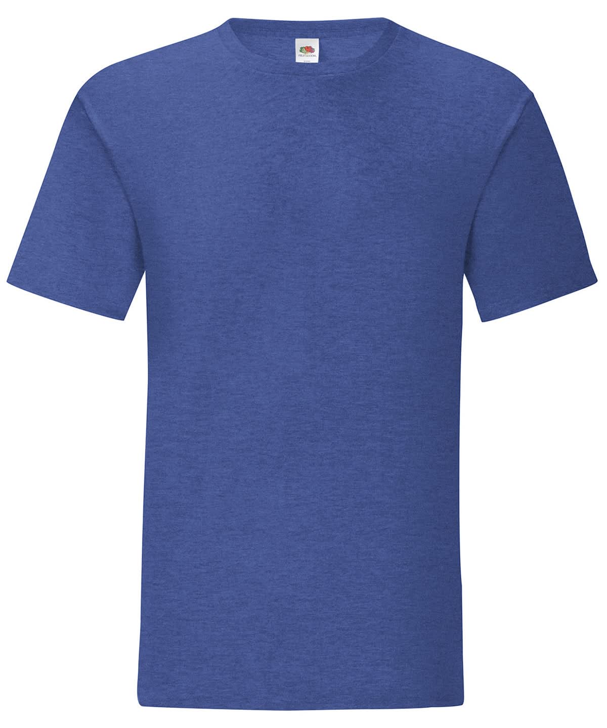 Fruit of the Loom Heather Royal Iconic 150 T SS430 - Heather Royal - Customisable T-Shirts