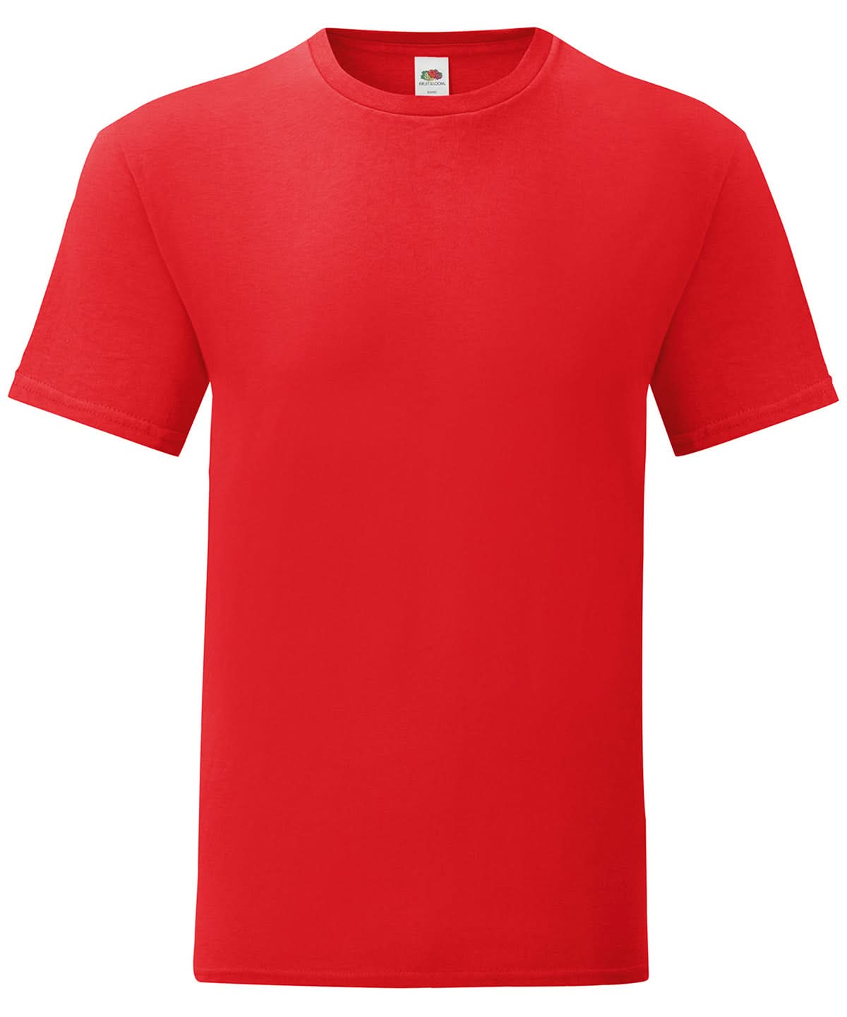 Fruit of the Loom Red Iconic 150 T SS430 - Red - Customisable T-Shirts