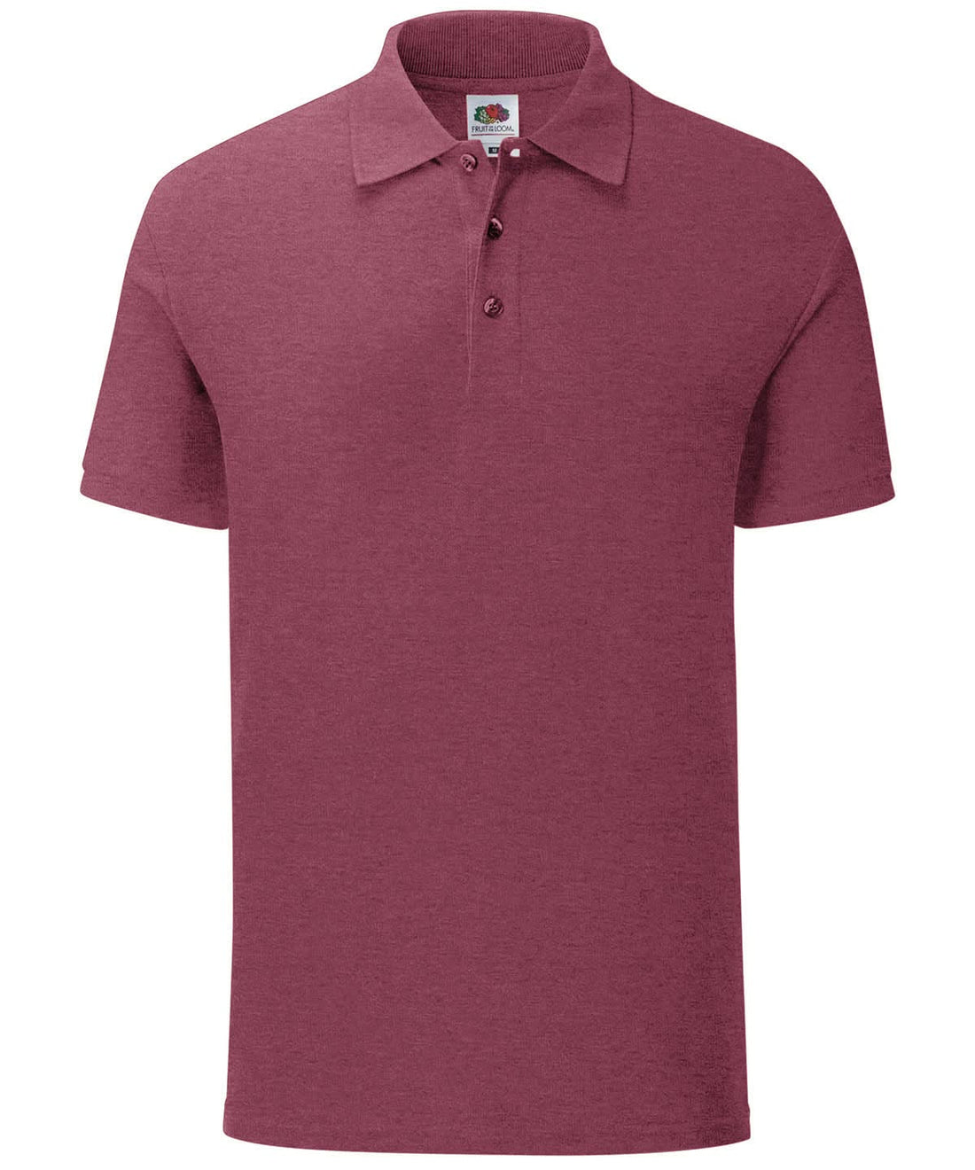 Fruit of the Loom Fruit Of The Loom Iconic Polo SS440 - Heather Burgundy - Customisable Polos