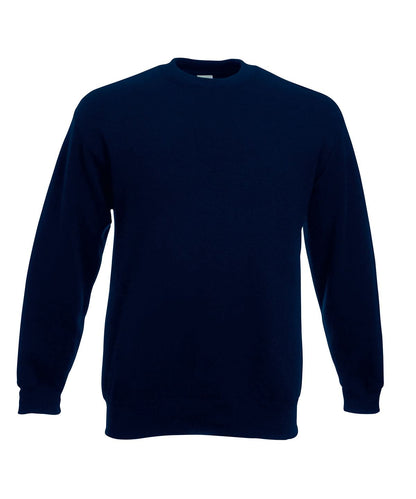 Fruit of the Loom Fruit Of The Loom Premium 7030 Set In Sweatshirt SS800 - Deep Navy - Customisable Sweatshirts