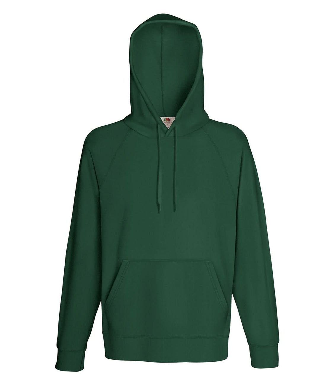 Fruit of the Loom Fruit Of The Loom Lightweight Hooded Sweatshirt SS925 - Bottle Green - Customisable Sweatshirts