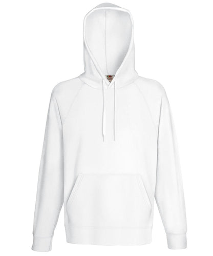 Fruit of the Loom Fruit Of The Loom Lightweight Hooded Sweatshirt SS925 - White - Customisable Sweatshirts