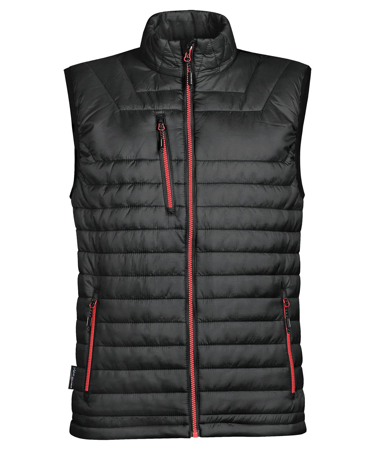 Stormtech Gravity Thermal Vest ST805 - Black True Red - Customisable Bodywarmer