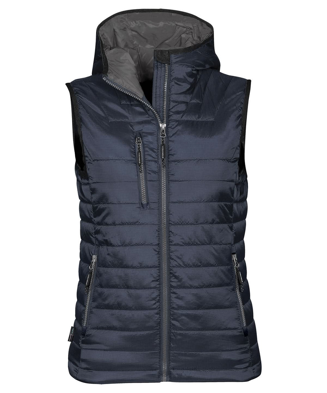 Stormtech WomenS Gravity Thermal Vest ST806 - Navy Charcoal - Customisable Bodywarmer