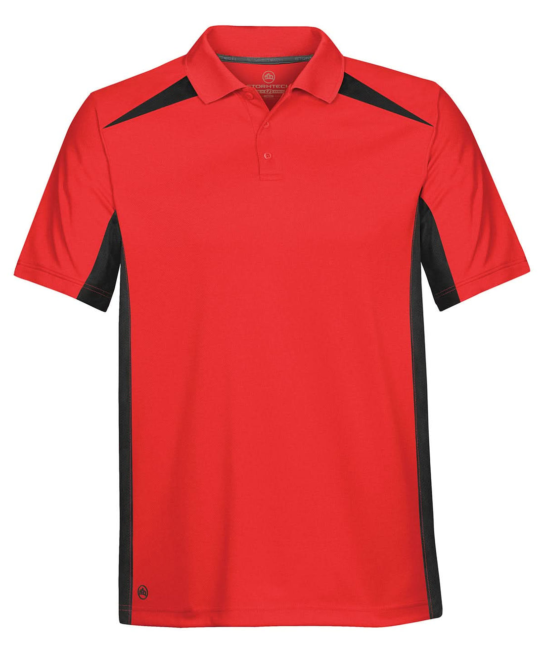 Stormtech Two tone polo st955 - Red Black - Customisable Polos