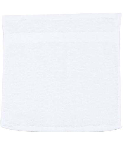 Towel City Luxury range face cloth TC001 - White One size - Customisable Towels