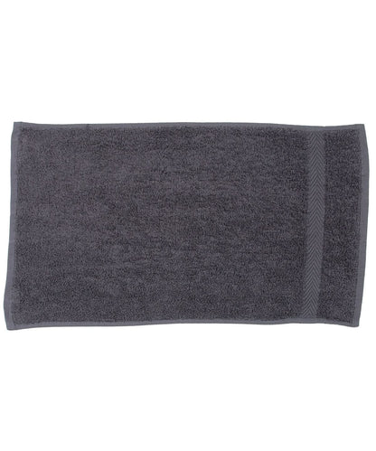 Towel City Luxury range guest towel TC005 - Steel Grey One size - Customisable Towels